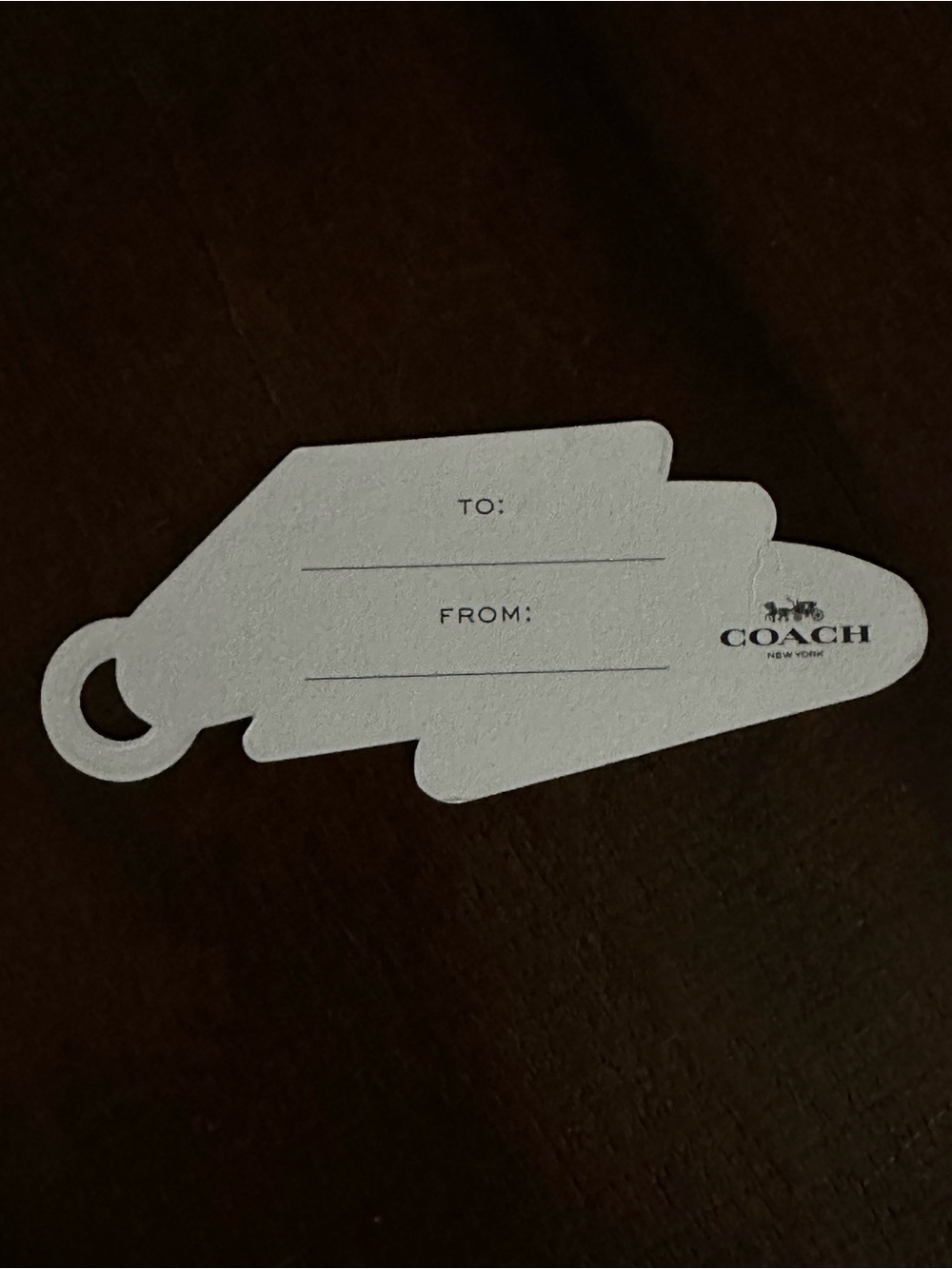 Coach Lightning Gift Tag - Picture 3 of 5